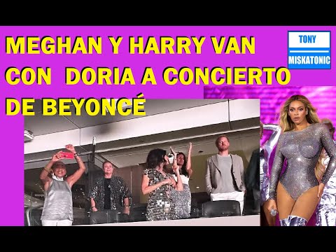 LOS SUSSEX ACUDEN A CONCIERTO DE BEYONCÉ. HARRY LUCE ABURRIDO. MIENTRAS MEGHAN Y DORIA, FELICES.