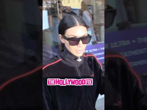 Kim Kardashian & Khloe Kardashian Stop By The Skin Care Salon Together On A Girls Day Out In L.A.