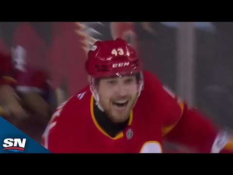 Flames Adam Klapka Scores Off Brutal Turnover By Canadiens Noah Dobson