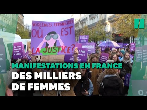 Violences sexistes et sexuelles : cinq ans après #MeToo, des milliers de Français manifestent