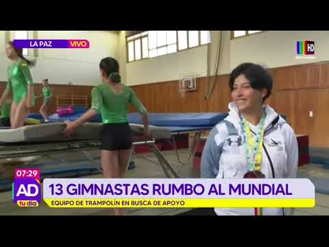 ¡Rumbo al mundial! 13 gimnastas bolivianas necesitan apoyo económico