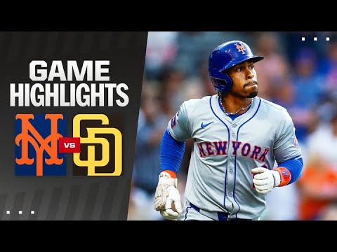 Mets vs. Padres Game Highlights (8/24/24) | MLB Highlights