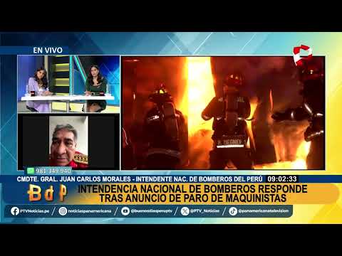 Intendencia Nacional de Bomberos del Perú: atenderán emergencias pese a paro de maquinistas