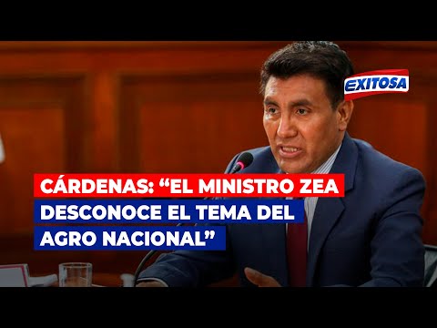 Clímaco Cárdenas: Es claro que el ministro Zea desconoce ampliamente el tema del agro nacional