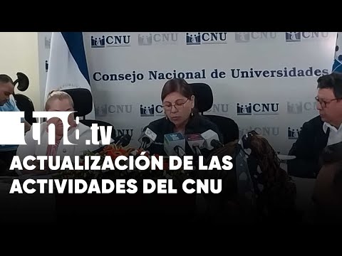 CNU Nicaragua presenta amplia agenda de la Educación Superior
