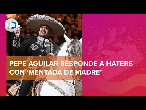 Pepe Aguilar lanza ‘mentada’ a haters durante concierto en CdMx