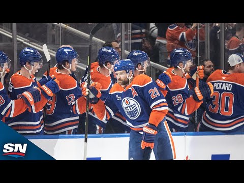Oilers’ Draisaitl Rips Home One-Timer For Second Of The Night