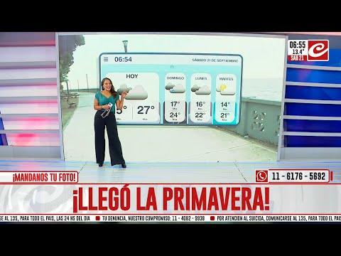 La primavera llega con nubes y temperatura agradable... ¿cómo sigue la jornada?