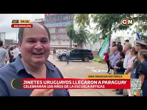 Una travesía histórica: Jinetes uruguayos llegaron a Paraguay