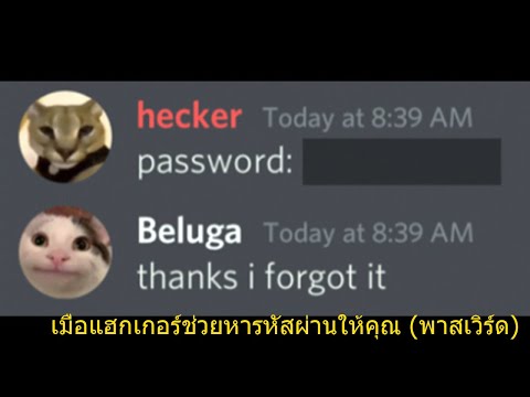 Roichan เมื่อแฮกเกอร์ช่วยหารหัสผ่านให้คุณพาสเวิร์ดBelugaSeries