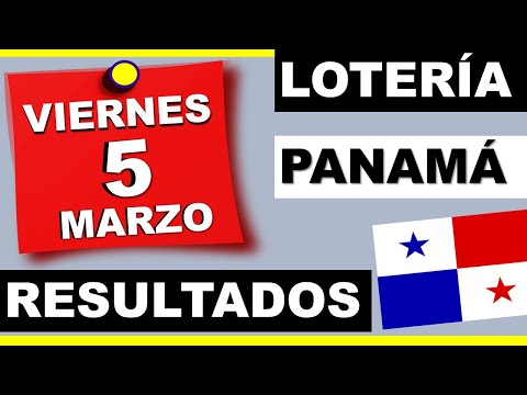 Resultados Sorteo Loteria Viernes 5 de Marzo 2021 Loteria Nacional Panama Que Numeros Jugaron Hoy