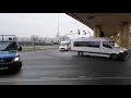 ''Biay konwj'' pod eskort policji jedzie przez Polsk