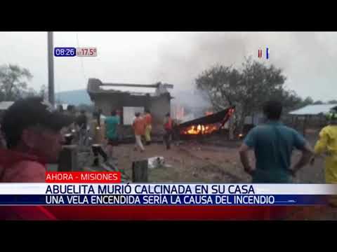 Abuela muere durante incendio de su vivienda