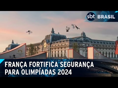 Após atentado na Rússia, França aumenta segurança para evento esportivo | SBT Brasil (29/03/24)