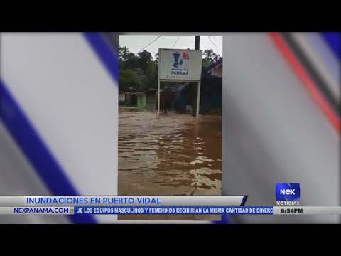 Inundaciones en Puerto Vidal