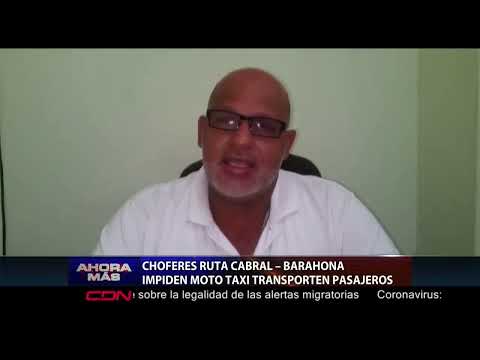 En Barahona, choferes ruta Cabral – Barahona impiden moto taxi transporten pasajeros