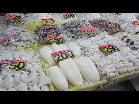 ตลาดปากน้ำอาหารทะเลราคาถูกมาก