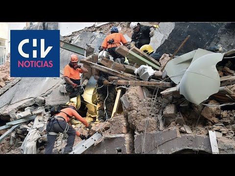 Equipo de Topos Chile detectó latidos y respiración durante labores de rescate en Beirut