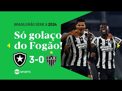 FOGÃO FAZ 3 GOLAÇOS, VIRA VICE-LÍDER E SE APROXIMA MAIS DO LÍDER FLAMENGO | BOTAFOGO 3X0 ATLÉTICO-MG