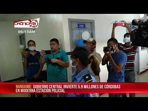Inauguran estación policial número 27 en el municipio de Nandaime - Nicaragua