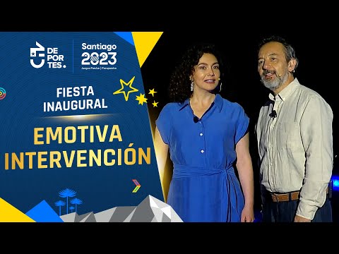¡GRANDES!: Daniel Muñoz y Tamara Acosta estuvieron en la ceremonia de los Juegos Parapanamericanos