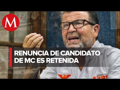 Ricardo Bours aún es candidato de Movimiento Ciudadano