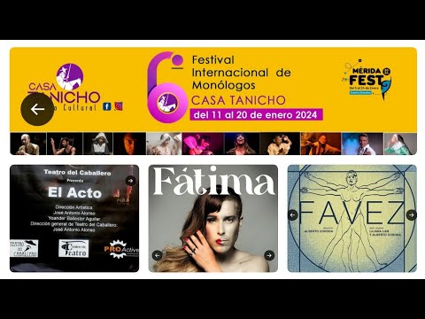 Cuba, primer lugar en el VI Festival Internacional de Monólogos Casa Tanicho