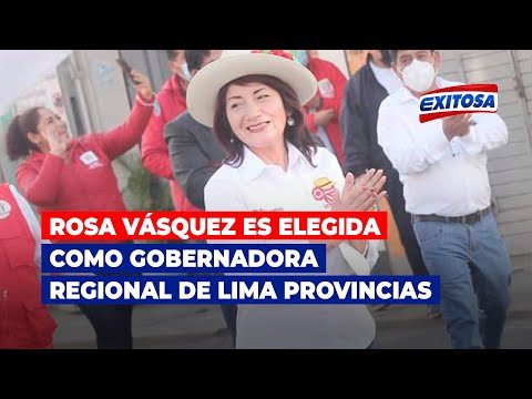 Huacho: Rosa Vásquez es elegida como gobernadora regional de Lima Provincias