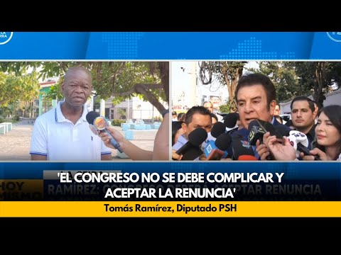 'El congreso no se debe complicar y aceptar la renuncia': Tomás Ramírez