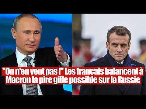 On n'en veut pas ! A Paris, les français ont répondu à Macron sur l'Ukraine