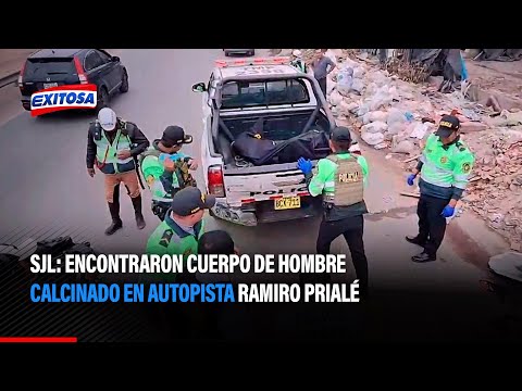 SJL: Encontraron cuerpo de hombre calcinado en autopista Ramiro Prialé.