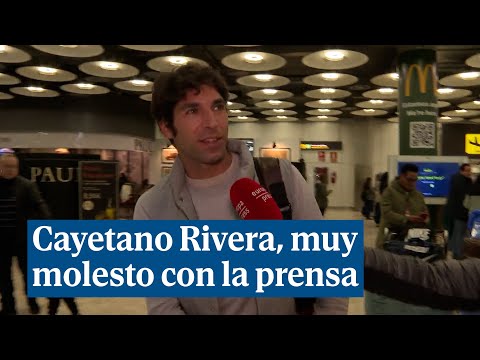 Cayetano Rivera, muy molesto con la prensa al ser preguntado por la palabras de su hermano Fran