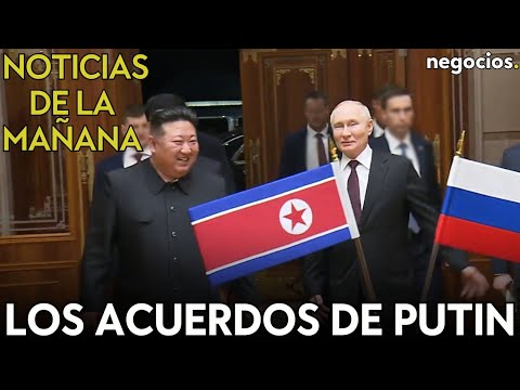 NOTICIAS DE LA MAÑANA | Acuerdos de Putin en Corea del Norte; Israel frente a Líbano; récord SP500