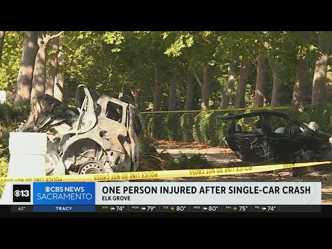 1 person injured in Elk Grove crash