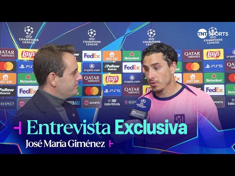 HABLÓ EL HÉROE DEL PARTIDO, JOSÉ MARÍA GIMÉNEZ | ATLÉTICO DE MADRID 2-1 LEIPZIG | CHAMPIONS LEAGUE