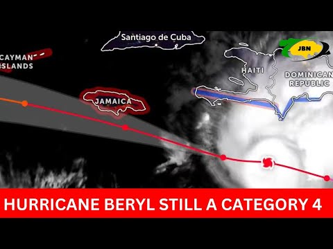 Jamaica has started to feel the effects of Hurricane Beryl/JBNN