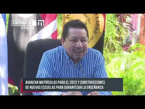Continúa proceso de matrícula escolar 2022 en escuelas de Nicaragua