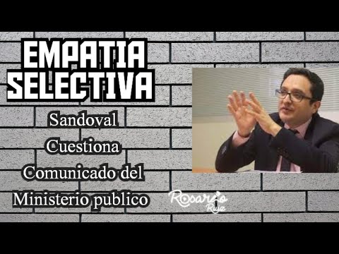 Ex Fiscal Juan Francisco Sandoval critica la selectividad del Ministerio Público