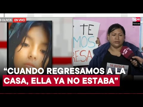 Los Olivos: niña de 11 años lleva diez días desaparecida