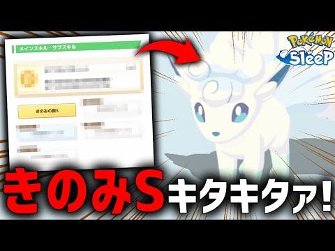 【厳選終了?!】『きのみS持ち』の神引き！これは勝っただろ！！【ポケモンスリープ】