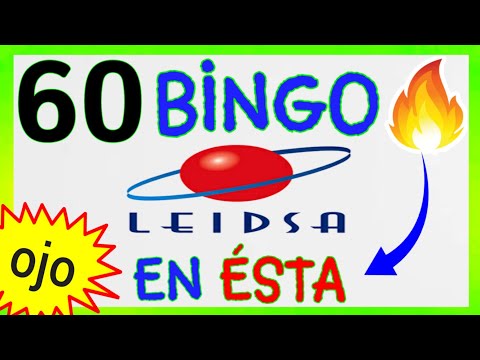 ÉXITOS hoy..! # 60 # BINGO HOY loteria LEIDSA de HOY/ GANAR las LOTERÍAS Para HOY/UN SÓLO NÚMERO HOY