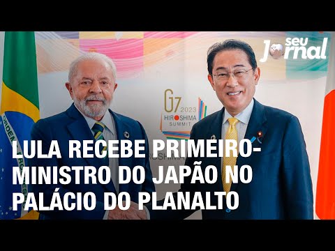 Lula recebe Primeiro-ministro do Japão no Palácio do Planalto