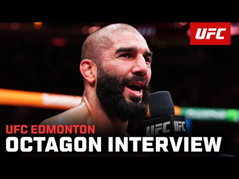 Aiemann Zahabi Octagon Interview | UFC Edmonton