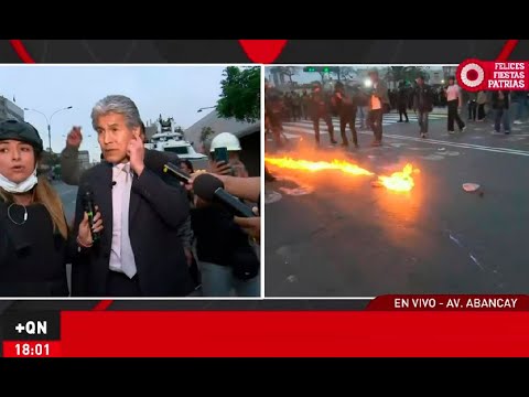 Congresista Alfredo Azurín califica de cobardes a manifestantes por ataque a la Policía