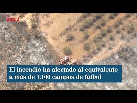 Más de 1 100 Campos de fútbol es lo que lleva arrasado el incendio de Artesa de Segre