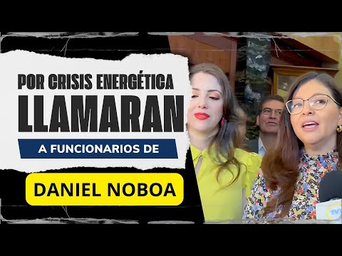 ¡Escándalo! Asamblea Nacional ordena investigación sobre gestión eléctrica y otros de Daniel Noboa