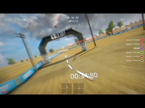 Liftoff - Straw Bale - Against The Grain race track and 40° camera angle