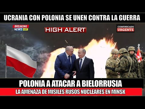 Polonia desde Ucrania prepara ATACAR a Bielorrusia por transferencia de armas de Rusia