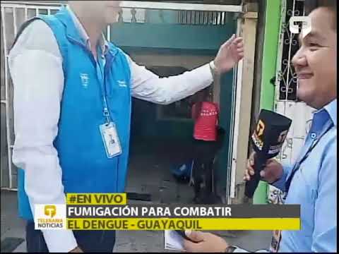Fumigación para combatir el dengue - Guayaquil