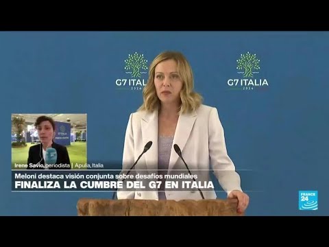 Informe desde Apulia: termina cumbre del G7 con contundente discurso de Meloni